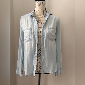 Thread & Supply Sky Blue Casual Shirt Small